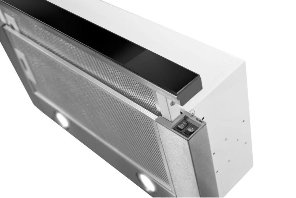 TOFLESZ Vega Glass okap urządzenie pochłanianie opary rura dekoracyjna stal malowana dbałość detale