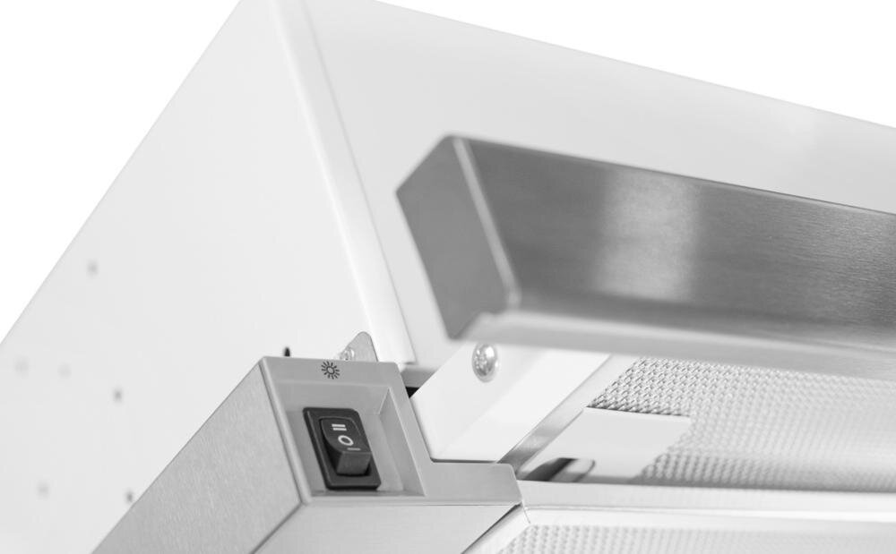 TOFLESZ Vega okap regulacja prędkość skokowa gotowanie pochłanianie opary zapachy oświetlenie led