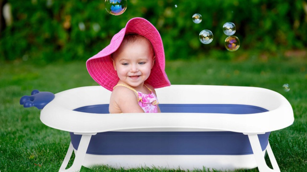 Wanienka RICOKIDS RK-280 Bialo-niebieski korzystanie wykorzystywanie uzytkowanie