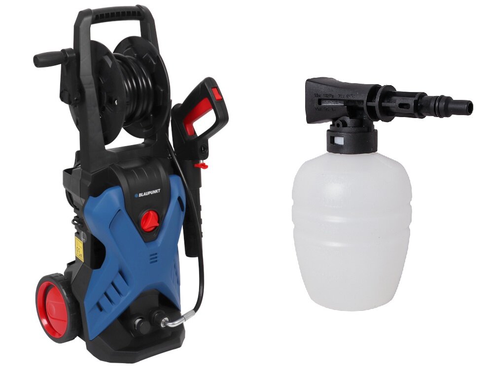 Myjka ciśnieniowa BLAUPUNKT PW6010 zbiornik na detergent pojemnosc 0,5 l sterowany z uchwytu latwe wygodne dozowanie detergentu