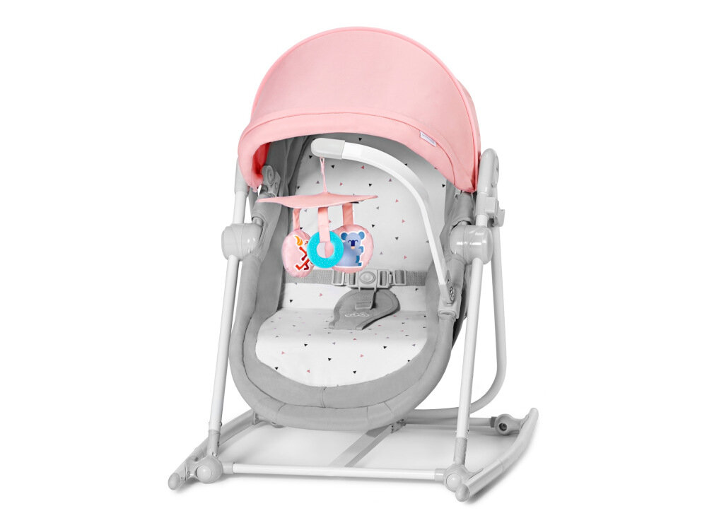 Leżaczek KINDERKRAFT Unimo Up Różowy funkcjonalny ergonomiczny innowacyjny design wysokiej jakosci materialy komfort bezpieczenstwo