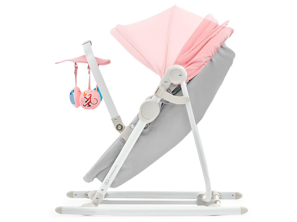 Leżaczek KINDERKRAFT Unimo Up Różowy proste czyszczenie miekkie poszycie sciagnac prac w pralce