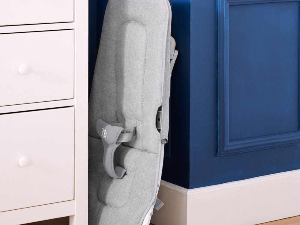 Leżaczek KINDERKRAFT Felio 2 Szary niewielki rozmiar mozliwosc zlozenia na plasko