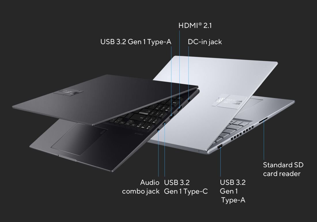 Laptop ASUS VivoBook 16X K3605ZC - USB-C