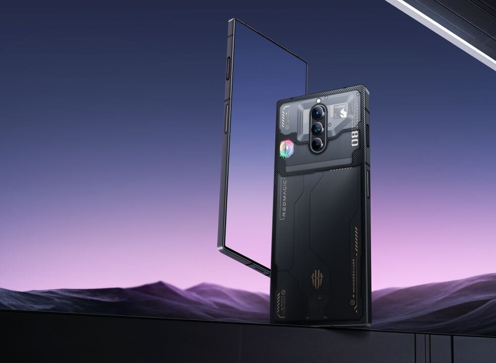 Smartfon NUBIA Red Magic 8 Pro ekran bateria aparat procesor ram pamięć pojemność rozdzielczość zdjęcia filmy opis dane cechy blokady system łączność wifi bluetooth obudowa szkło odporność porty muzyka transfer sieć przekątna matryca waga czujniki oled amoled ips