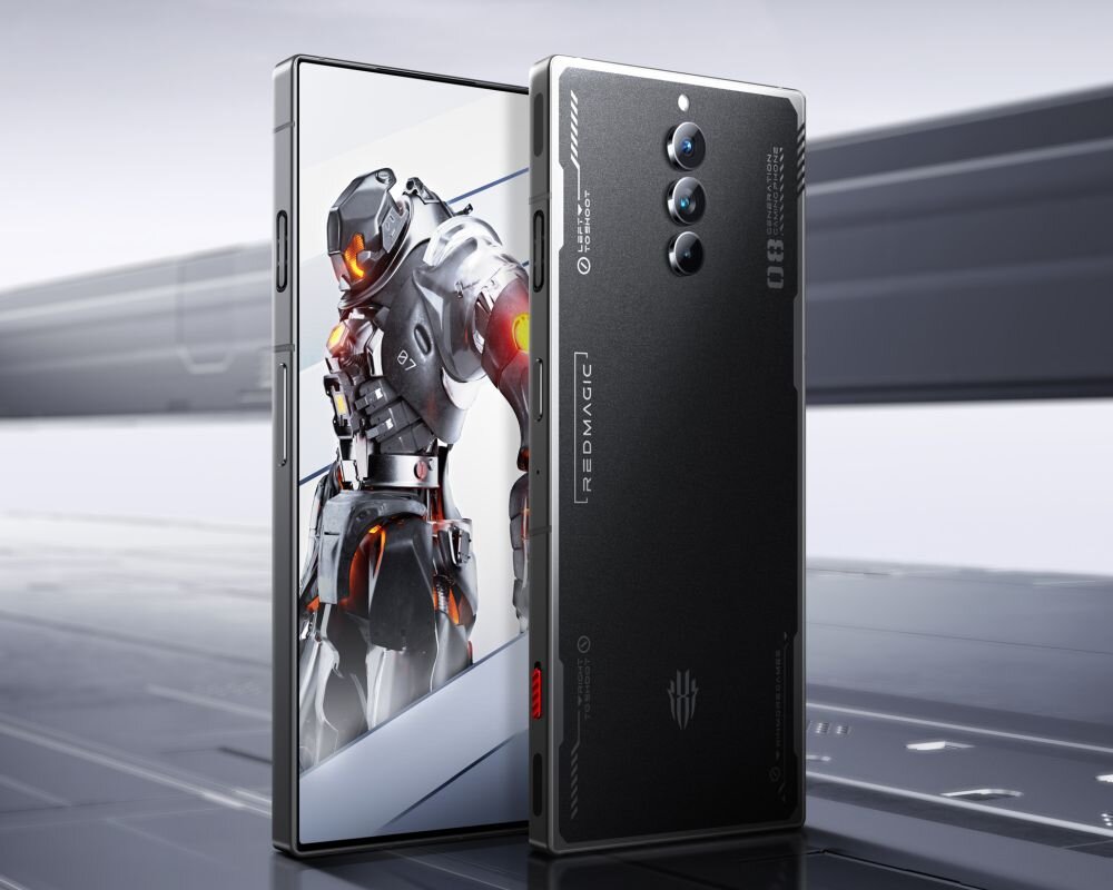 Smartfon NUBIA Red Magic 8 Pro ekran bateria aparat procesor ram pamięć pojemność rozdzielczość zdjęcia filmy opis dane cechy blokady system łączność wifi bluetooth obudowa szkło odporność porty muzyka transfer sieć przekątna matryca waga czujniki oled amoled ips
