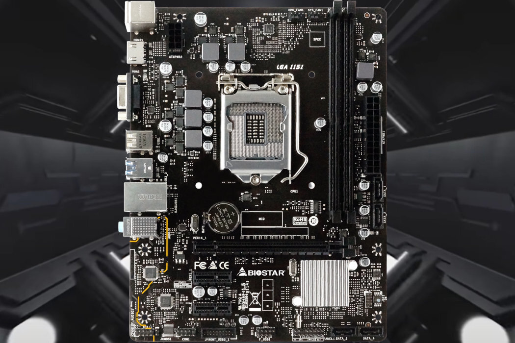 Płyta główna BIOSTAR H310MHP niezawodność wykonanie odporność lan złącza wydajność