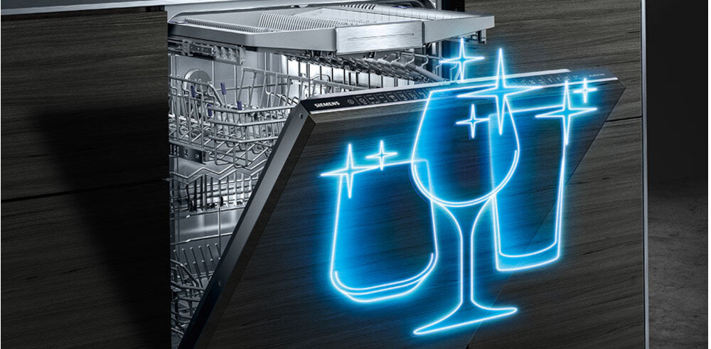 Посудомоечная машина SIEMENS SN63EX14VE блестящее стекло Shine Zeolith®