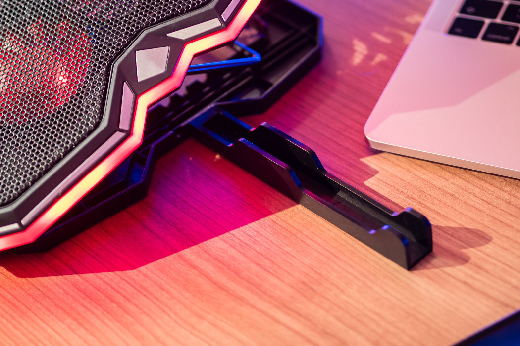 Podstawka chłodząca BLOW Vortex RGB chłód pomoc nachylenie ergonomia podświetlenie