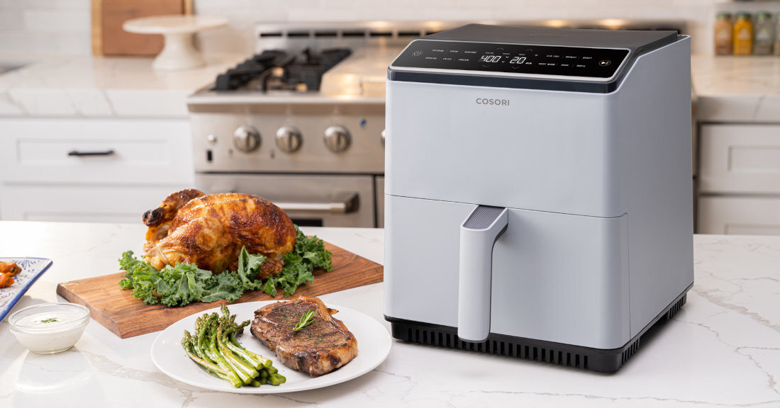 Frytkownica beztluszczowa COSORI CAF-P583S-AEUR Air Fryer mniej tluszczu