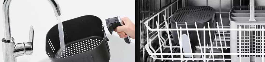 Frytkownica beztłuszczowa KLAUSBERG KB-7571 Air Fryer Duża pojemność kosza 7,7 l