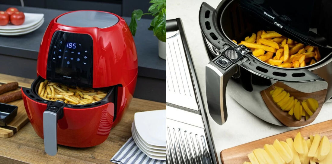 Frytkownica beztłuszczowa KLAUSBERG KB-7596 Air Fryer bez tluszczu