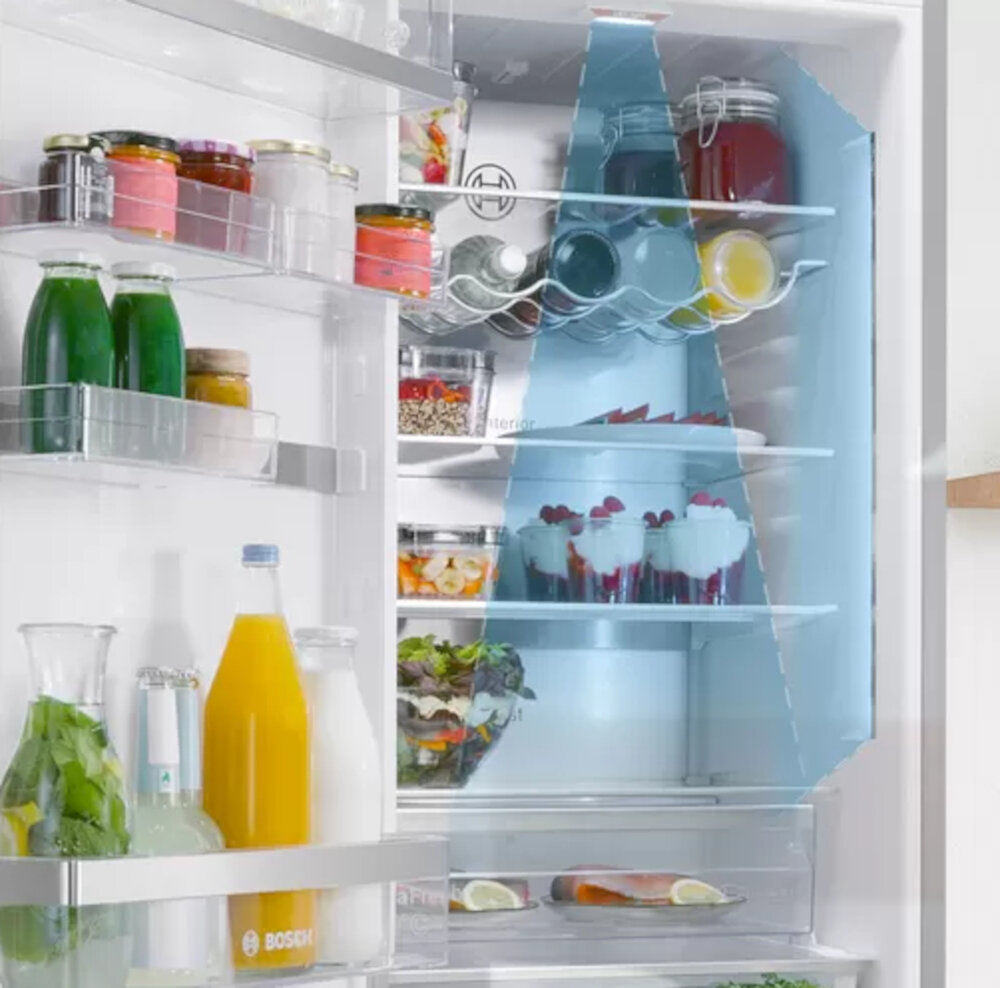 Lodówka BOSCH KGN49VXCT No Frost 203cm oswietenie led