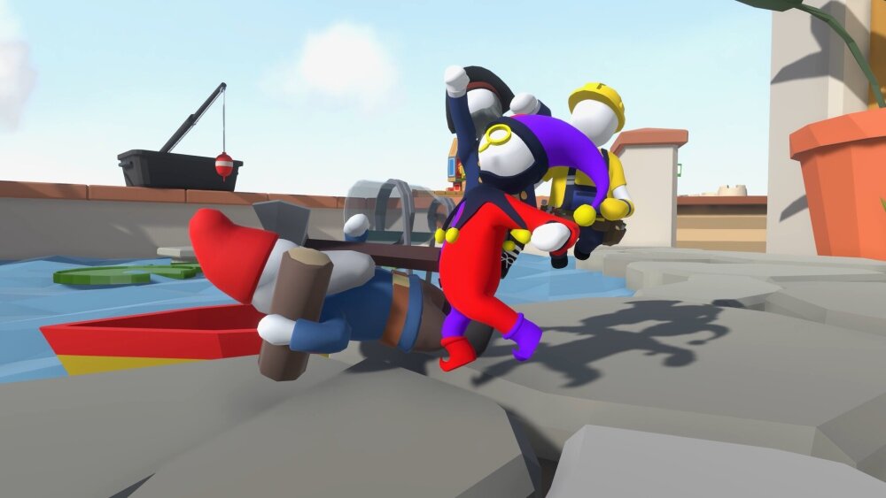 Human: Fall Flat zabawa rozrywka komfort czas wolny krainy przeszkody