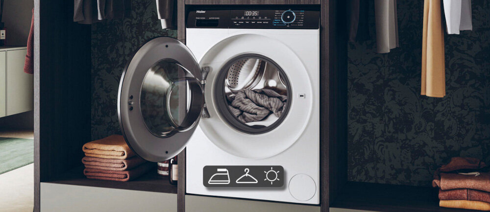 PRALKO-SUSZARKA HAIER I-PRO 3 HWD90-B14939-S trzy stopnie suszenia