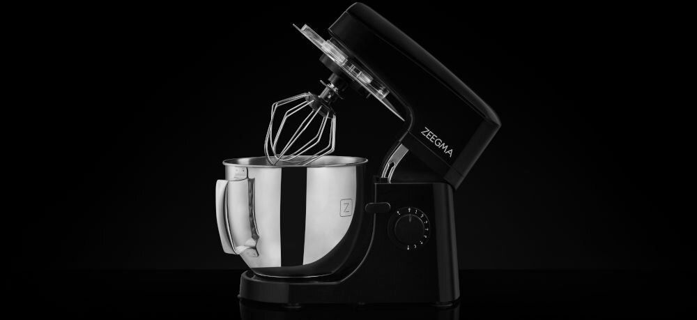Robot kuchenny planetarny ZEEGMA Planeet Mix 1000W Czarny kuchenny pomocnik