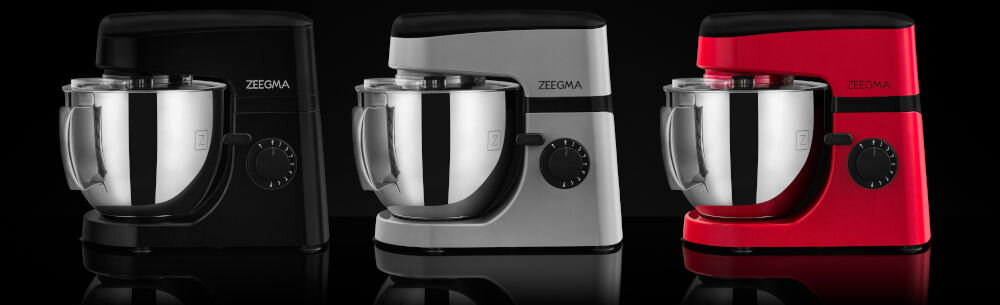 Robot kuchenny planetarny ZEEGMA Planeet Mix 1000W Czarny silnik o mocy 1800 W w trybie szczytowym efektywność codzienne użytkowanie moc 1000 W skuteczne mieszanie ubijanie wyrabianie ciasta wysoka wydajność minimalne zuzycie energii oszczędność ekologiczna eksploatacja