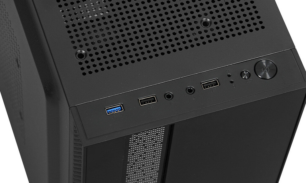 Obudowa IBOX Antila 29 panel gniazda porty przyciski