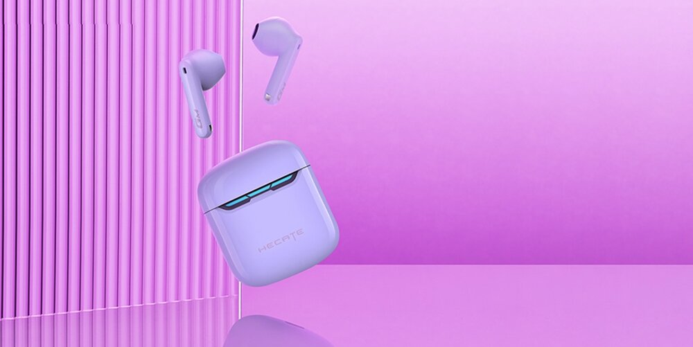 Słuchawki EDIFIER TWS GM3 Plus Hecate design komfort lekkość dźwięk jakość wrażenia słuchowe ergonomia lekkość sport aktywność podróże czas pracy działanie akumulator