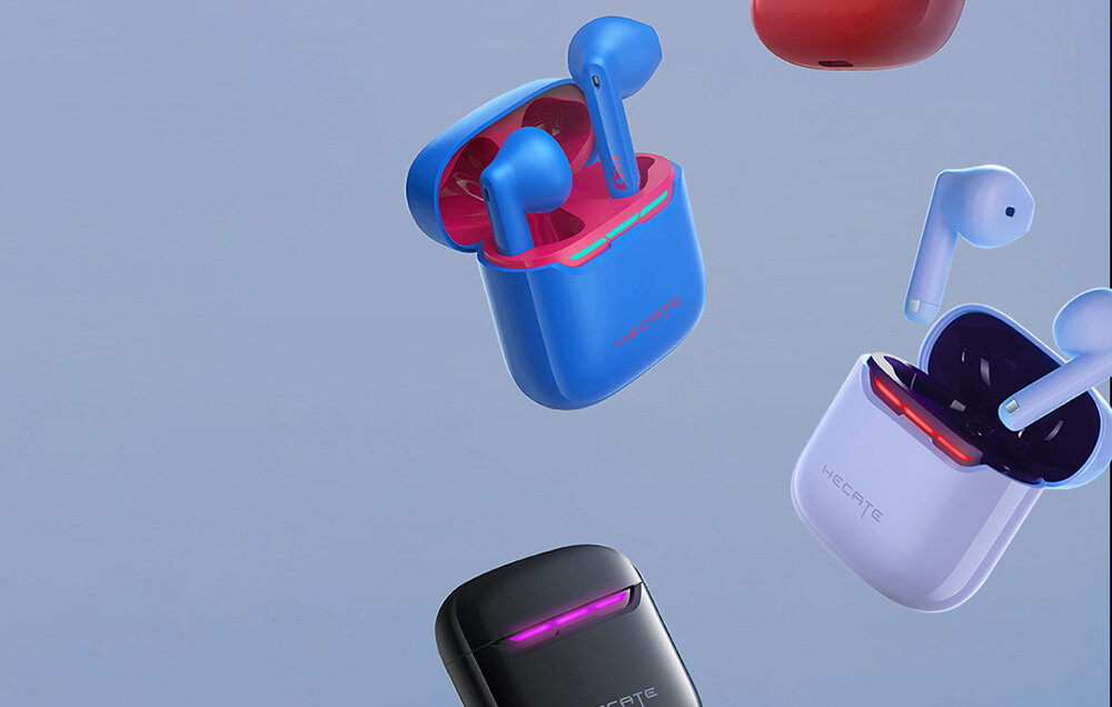 Słuchawki EDIFIER TWS GM3 Plus Hecate design komfort lekkość dźwięk jakość wrażenia słuchowe ergonomia lekkość sport aktywność podróże czas pracy działanie akumulator