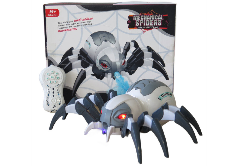 Pająk zdalnie sterowany HH POLAND Arachus HM202442 zabawa wyobraźnia ostrzezenie