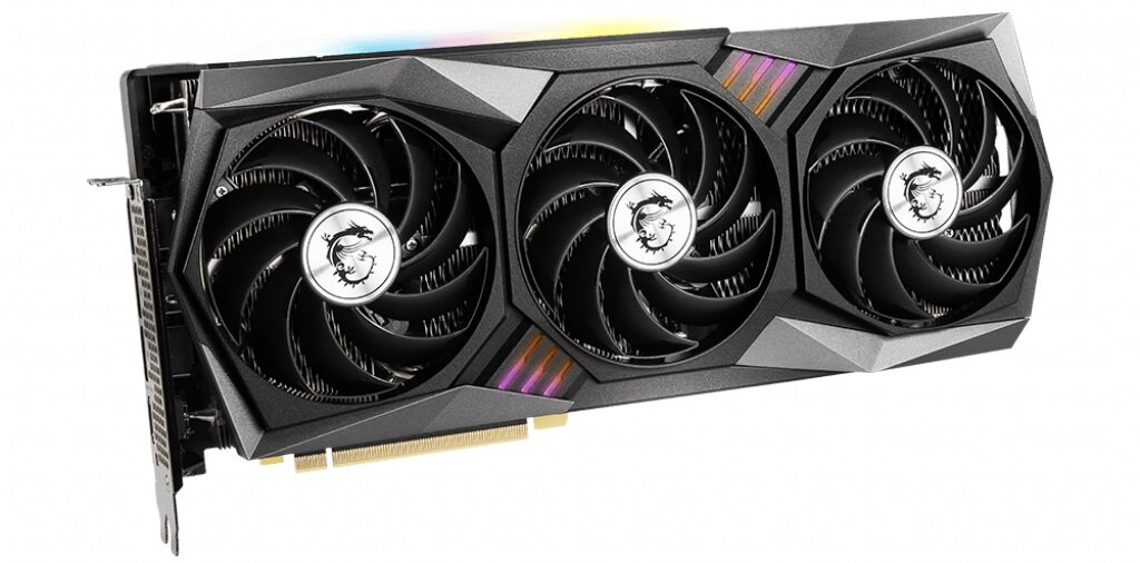 Karta graficzna MSI GeForce RTX 3070 Gaming X Trio 8GB - układ chłodzenia trzy odrębne wentylatory efektywne odprowadzanie ciepła wyjątkowe osiągi