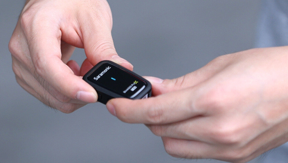 System bezprzewodowy SARAMONIC Blink500 ProX Q3 16,5 g 44,5 x 30,5 x 12 mm zaczepu nadajnik