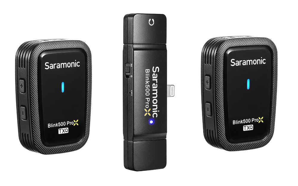 System bezprzewodowy SARAMONIC Blink500 ProX Q4 6 godzin 10 godzin gniazdo USB-C