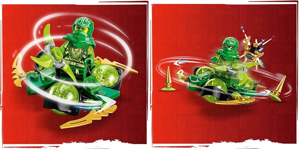 LEGO NINJAGO Smocza moc Lloyda — obrót spinjitzu 71779 dziecko kreatywność zabawa nauka rozwój klocki figurki minifigurki jakość tradycja konstrukcja nauka wyobraźnia role jakość bezpieczeństwo wyobraźnia budowanie pasja hobby funkcje instrukcja aplikacja LEGO Builder