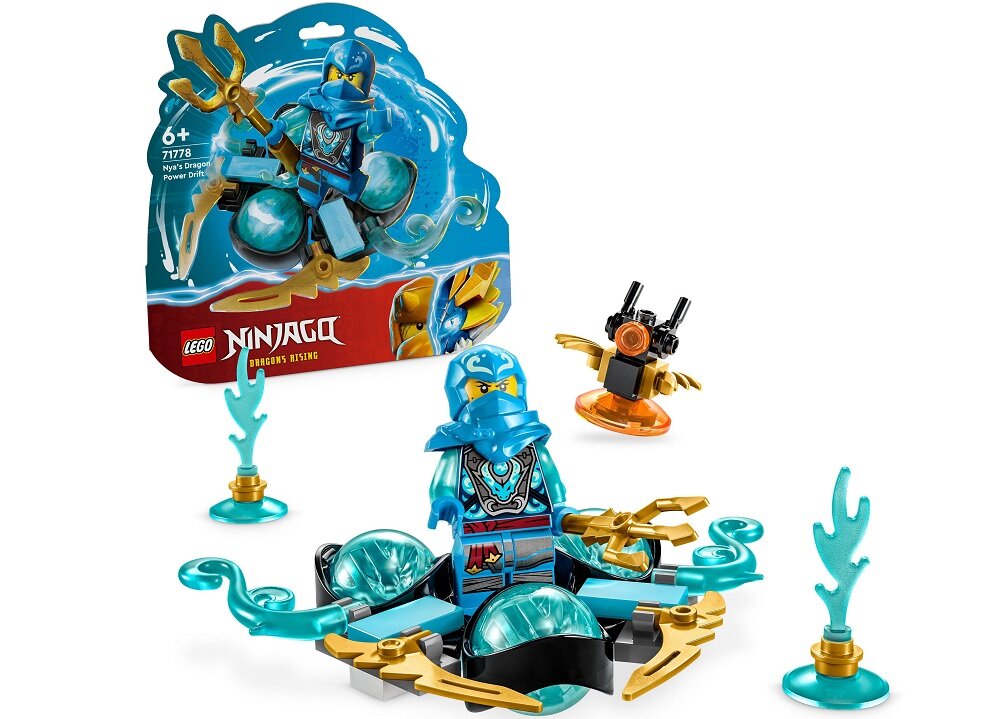 LEGO NINJAGO Smocza moc Nyi — driftowanie spinjitzu 71778 dziecko kreatywność zabawa nauka rozwój klocki figurki minifigurki jakość tradycja konstrukcja nauka wyobraźnia role jakość bezpieczeństwo wyobraźnia budowanie pasja hobby funkcje instrukcja aplikacja LEGO Builder