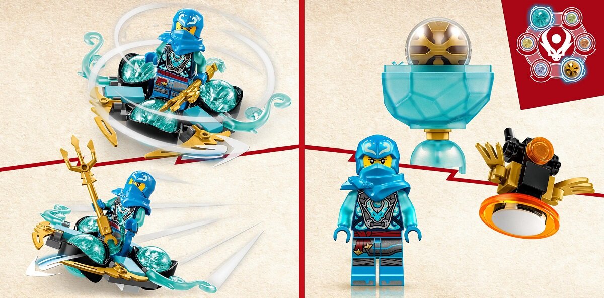 LEGO NINJAGO Smocza moc Nyi — driftowanie spinjitzu 71778 dziecko kreatywność zabawa nauka rozwój klocki figurki minifigurki jakość tradycja konstrukcja nauka wyobraźnia role jakość bezpieczeństwo wyobraźnia budowanie pasja hobby funkcje instrukcja aplikacja LEGO Builder