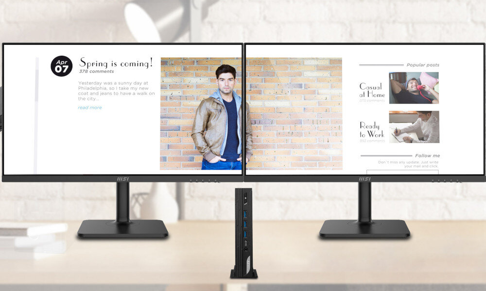 Komputer MSI Pro DP10 13M-001EU pamięć dysk pojemność