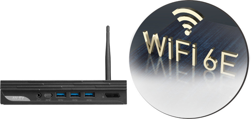 Komputer MSI Pro DP10 13M-001EU łączność wi-fi przepustowość