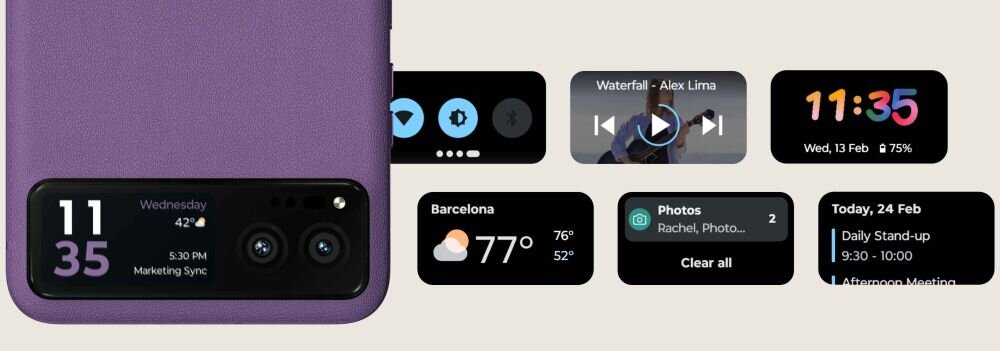 Smartfon MOTOROLA Razr 40 ekran bateria aparat procesor ram pamięć pojemność rozdzielczość zdjęcia filmy opis dane cechy blokady system łączność wifi bluetooth obudowa szkło odporność porty muzyka transfer sieć przekątna matryca waga czujniki oled amoled ips