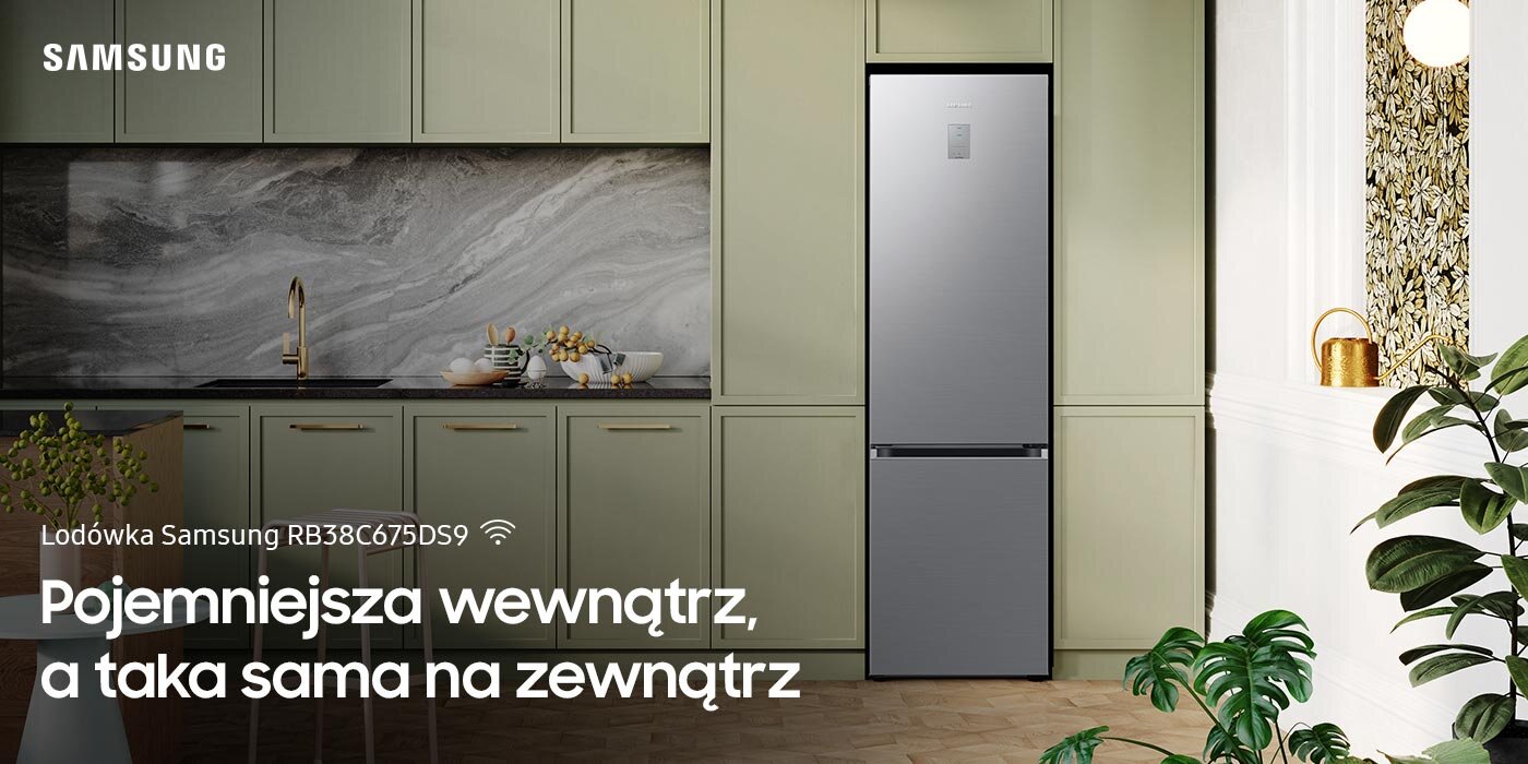 Lodówka Samsung RB38C675DS9 w kolorze szczotkowanej stali nierdzewnej dostępna w Media Expert Lodówka Samsung RB38C675DS9 w kolorze szczotkowanej stali nierdzewnej dostępna w Media Expert