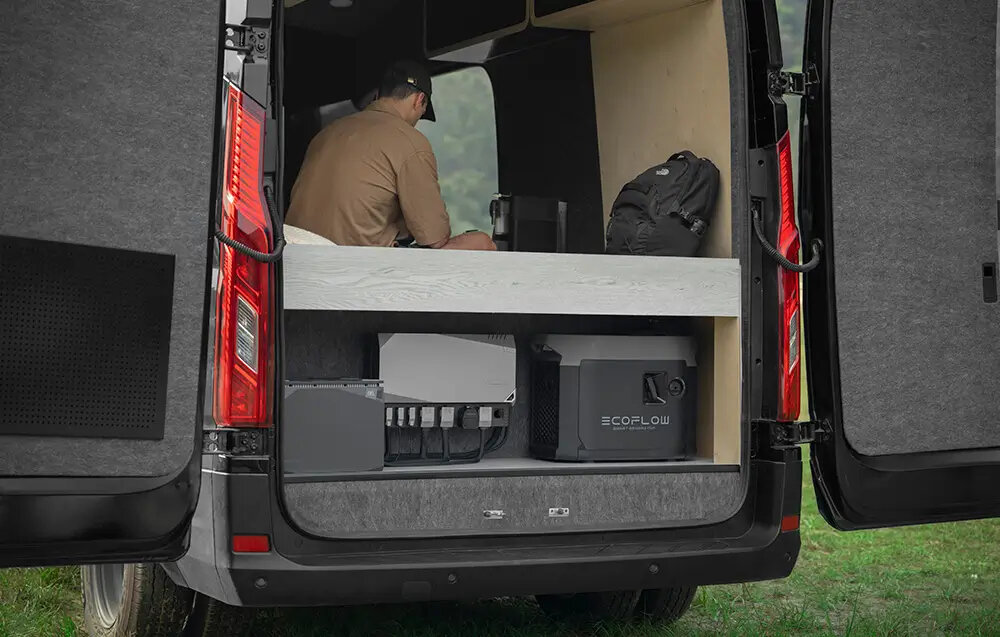 Bateria ECOFLOW Power Kits 5120Wh pojemnosc 5120 Wh napiecie nominalne 51,2 V do zasilania domow kamperow lodzi systemow off-grid