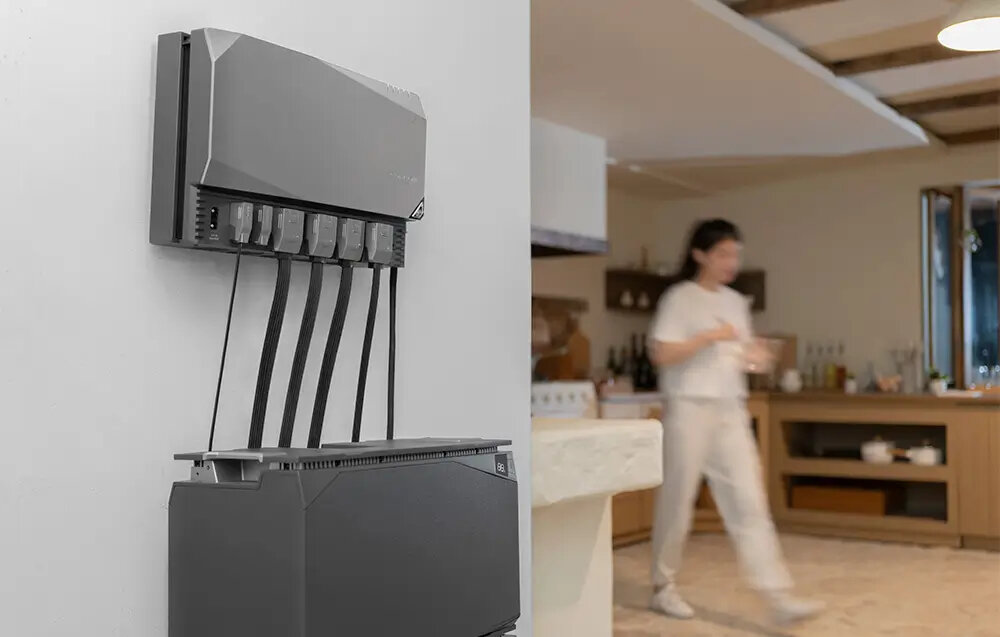 Zestaw ECOFLOW Power Kits HUB + przewody + panel dystrybucyjny inteligentny panel dystrybucyjny 6 gniazd AC 12 gniazd DC