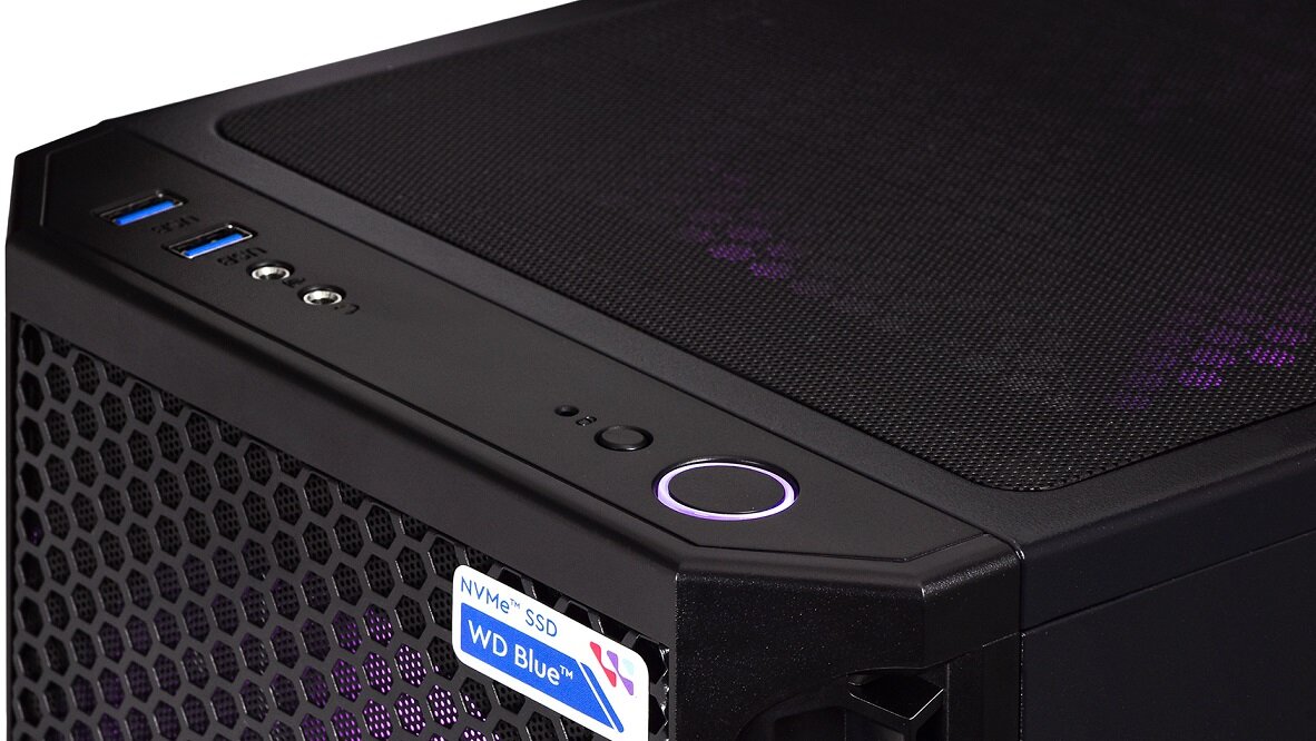 Komputer ACTINA ENDORFY i5-13400F 16GB RAM 1TB SSD Arc A750 Windows 11 Home porty podłączenie złącza