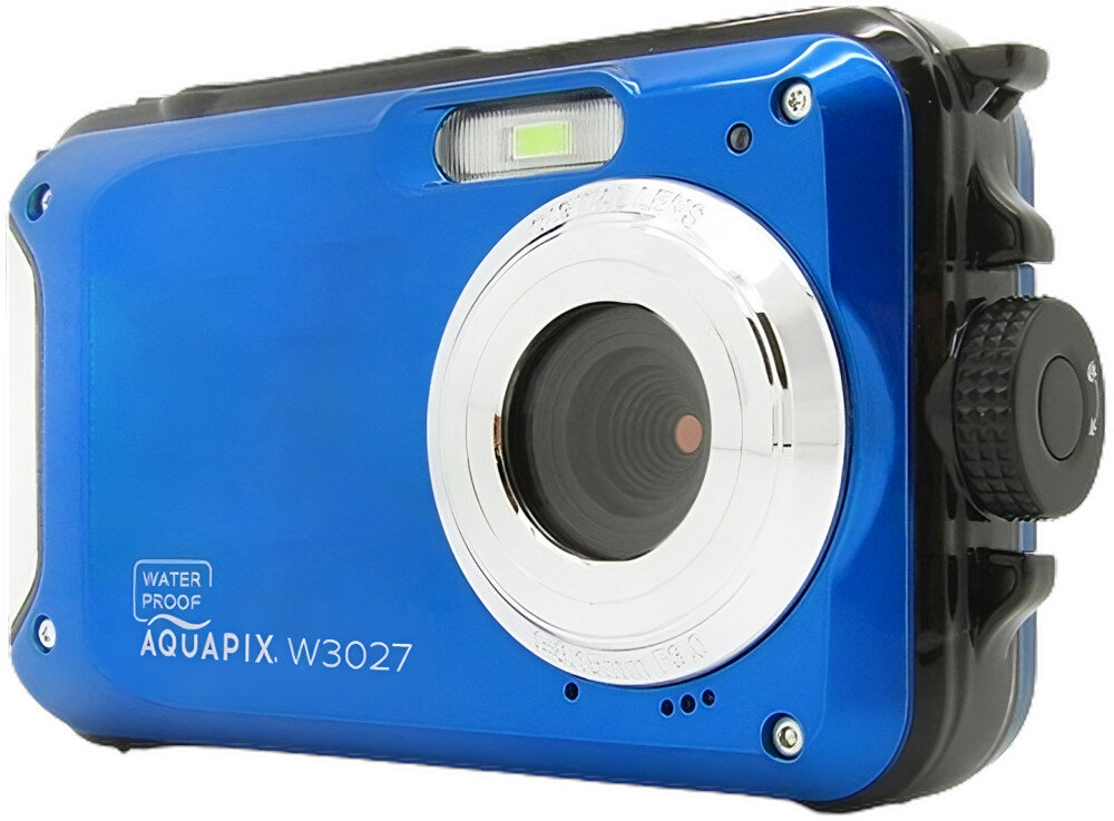 Aparat EASYPIX Aquapix W3027-M Wave Niebieski matryca rozdzielczość zdjęcia zoom przybliżenie funkcje
