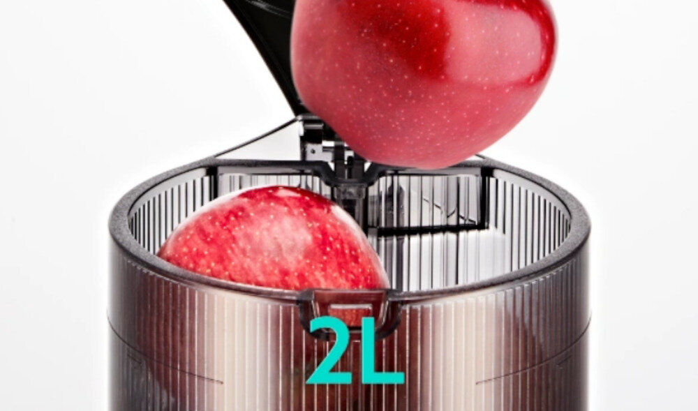 Wyciskarka wolnoobrotowa HUROM H-300E-WBEC03 Bialy Mat mozliwosci koktajl sok smoothies srednica 14cm pojemnosc 2 litry