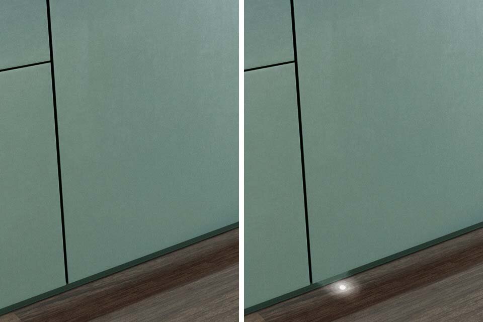 Światło Info Light Białe światło informacyjne o końcu mycia