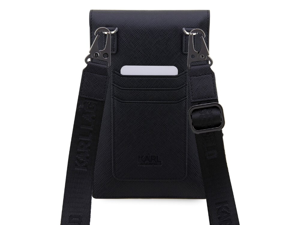 Torebka Karl Lagerfeld Saffiano Karl&Choupette pasek regulacja łatwość preferencje detal