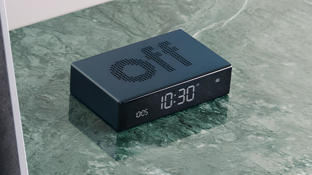 Budzik LEXON Flip Premium  - wyświetlacz