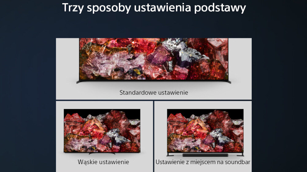 Telewizor SONY X95L - podstawa