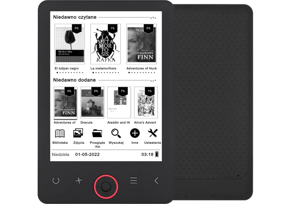 Czytnik E-Booków BEMI Cognita Light 2 ksiązki czytnik bemi powłoka antyrefleks lekkość poręczność światło niebeiskie rozdzielczość publikacje obsługa