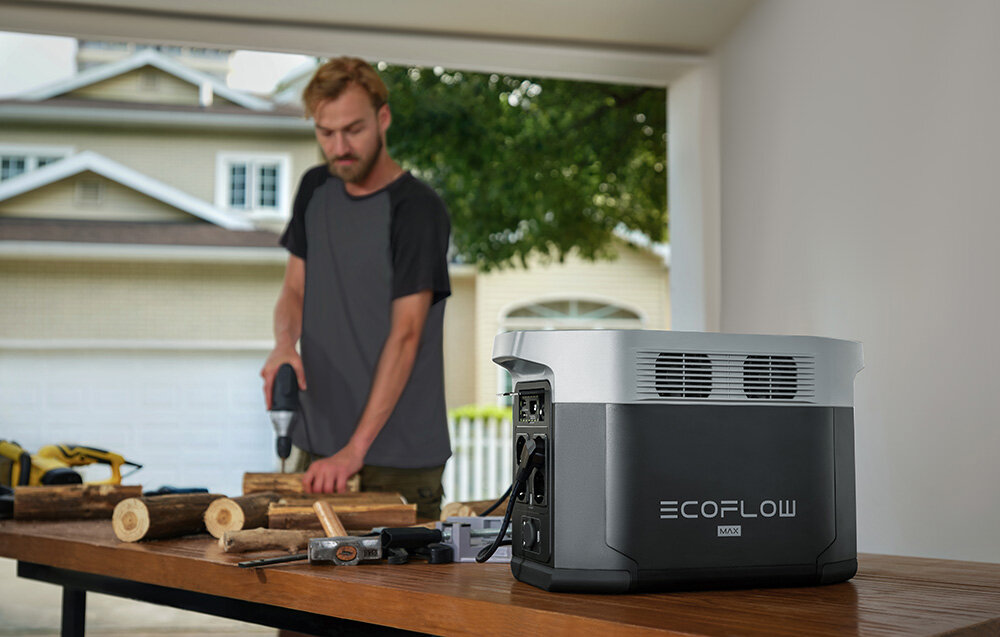 Stacja zasilania ECOFLOW Delta 2 Max 2048Wh niezawodne zrodlo zasilanie mobilne zasilanie