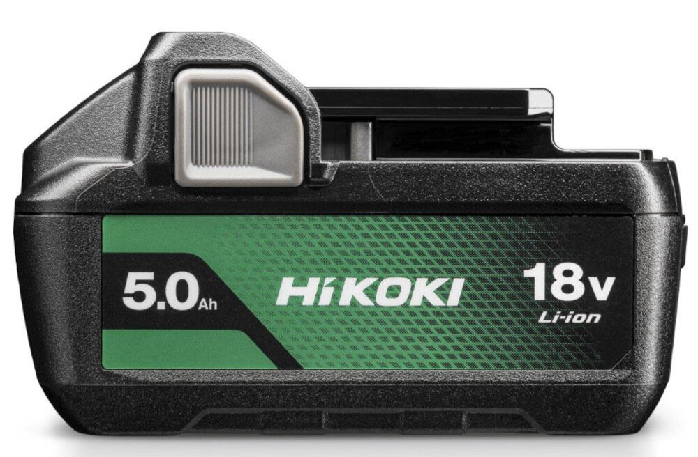 Szlifierka kątowa HIKOKI G1813DVE WQZ zasilanie akumulator Li-Ion 18 V pojemnosc 5,0 Ah ladowarka dwa akumulatory obroty do 8000 obrotow na minute