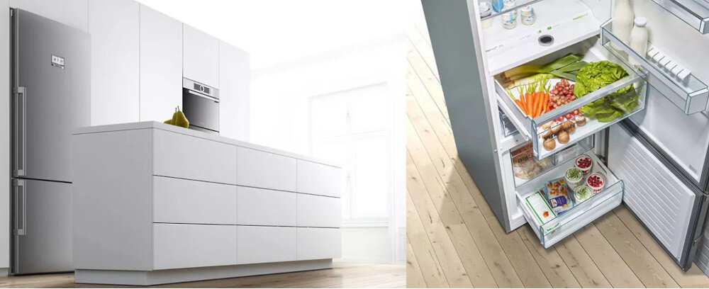 Lodówka BOSCH KBN96VFE0 ustawienie kąt dopasowanie