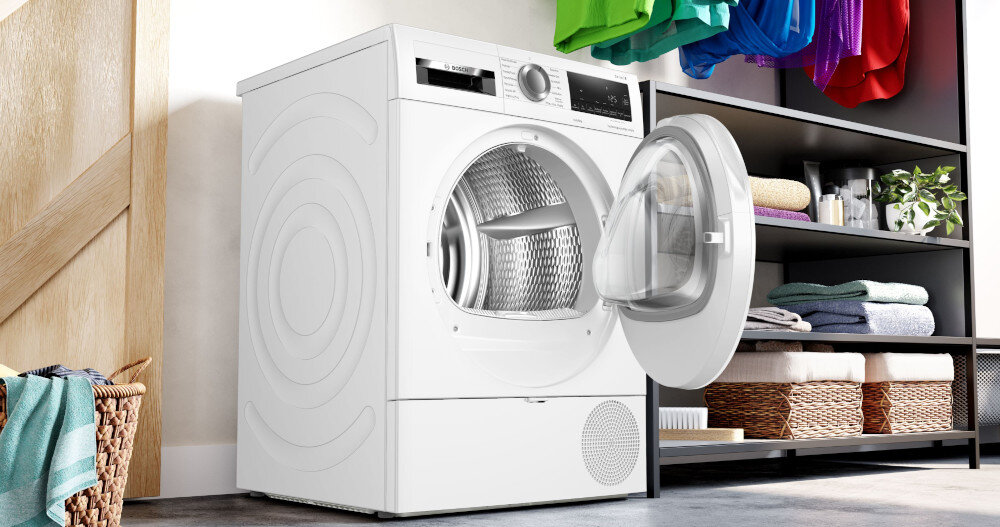 SUSZARKA BOSCH WQG233DSPL Konstrukcja AntiVibration bok budowa bez wibracji cicha praca drgania