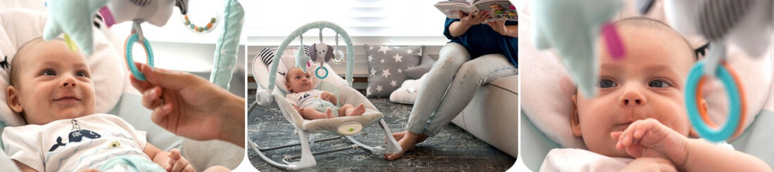 Lezaczek RICOKIDS 7324 wybor mozliwosci funkcja wibracji funkcjonalny dla dziecka obowiazki komfort relaks